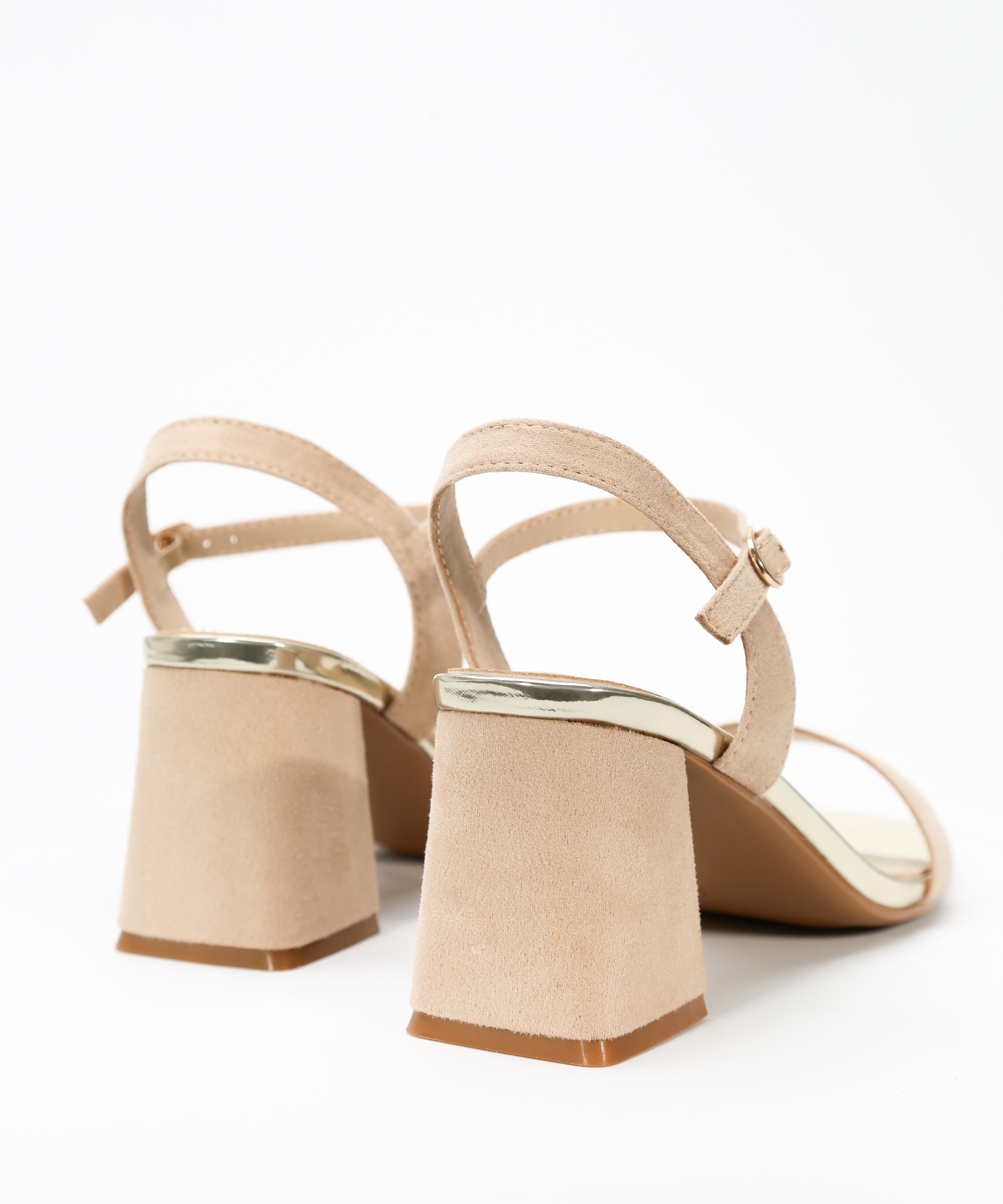 Sandalias tacón bicolor image number null